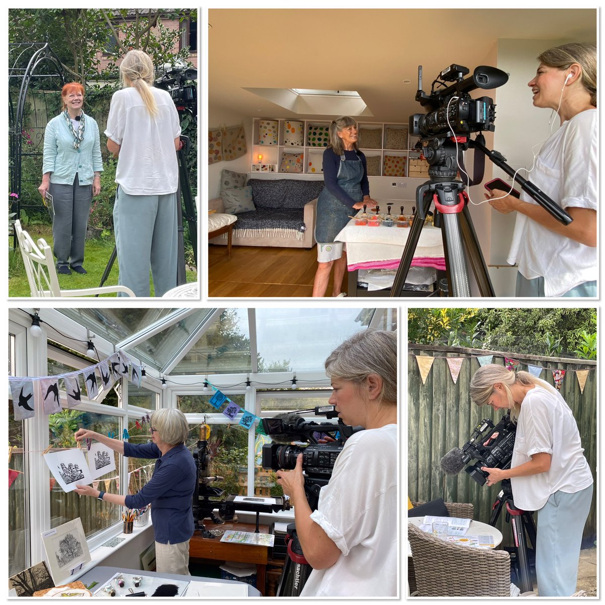 Tune into ITV News West Country 19:05 this evening (Saturday) to see Viv Styles  @VivStylz  Susie Honnor and Gillian Taylor @gillianartist  talking about Devon Open Studios 😀 #DevonOpenStudios  @itvwestcountry