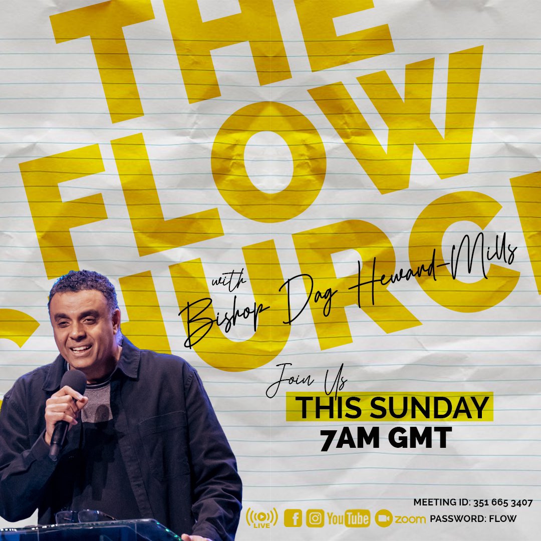 EvangelistDag's tweet photo. Kickstart your Sunday morning with a powerful time of prayer and preaching of the word of God. Spread the word about this great encounter to others so they don’t miss out on a word from God! See you at 7am GMT!
#FLOWwithme #flowchurch #onlinechurch https://t.co/e0f43p8AmJ