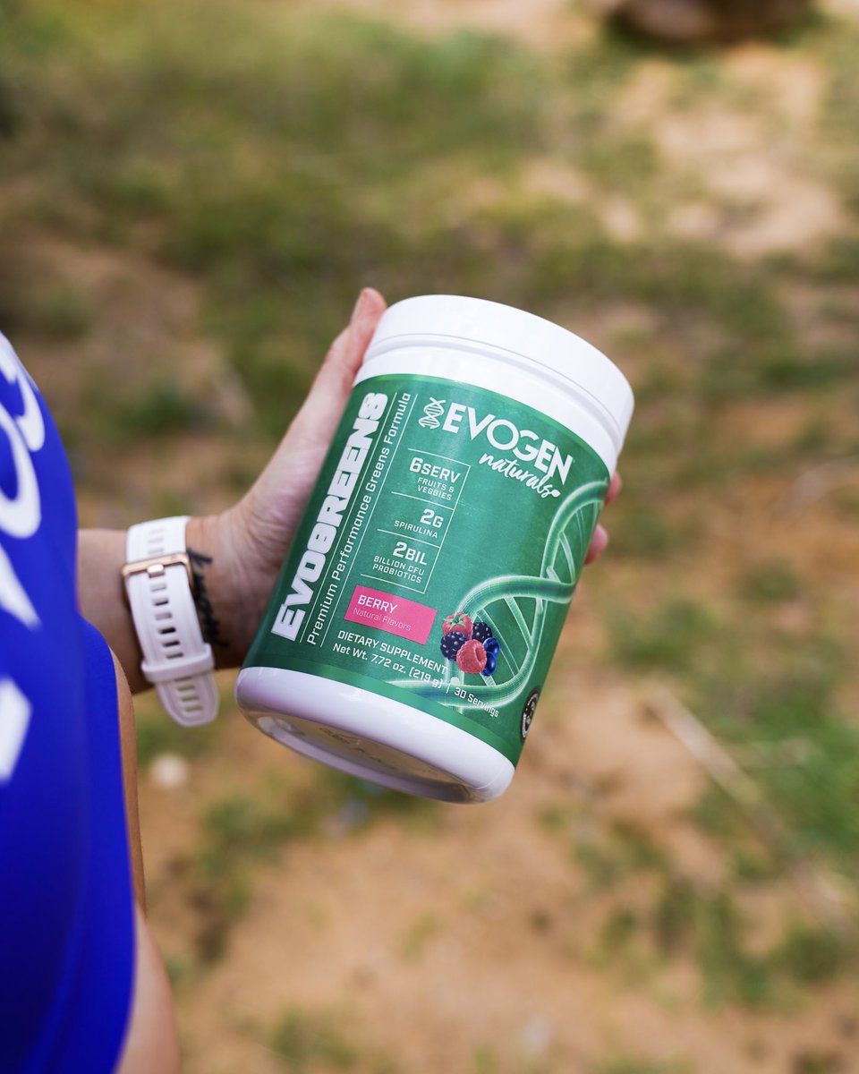 EvogenNutrition's tweet photo. Every day you start with #EvoGreens is a good day ๐ฅฆ๐ฅฌ
A solid foundation for your health is ๐
EvoGreens covers all the bases so you can be confident in yours:
- 6 Servings Of Fruits & Vegetables
- 2 Billion CFU Probiotics (Immune Support)
- 150mg VitaGranate (Cardiovascular Health)
Plus..
โย Synthetic Colors, Sweeteners, or Flavors
โ
ย 30 Day Supply
Get yours in one of 4 delicious flavors with the link in bio ๐ฒ
#EvogenElite #EvogenNutrition
