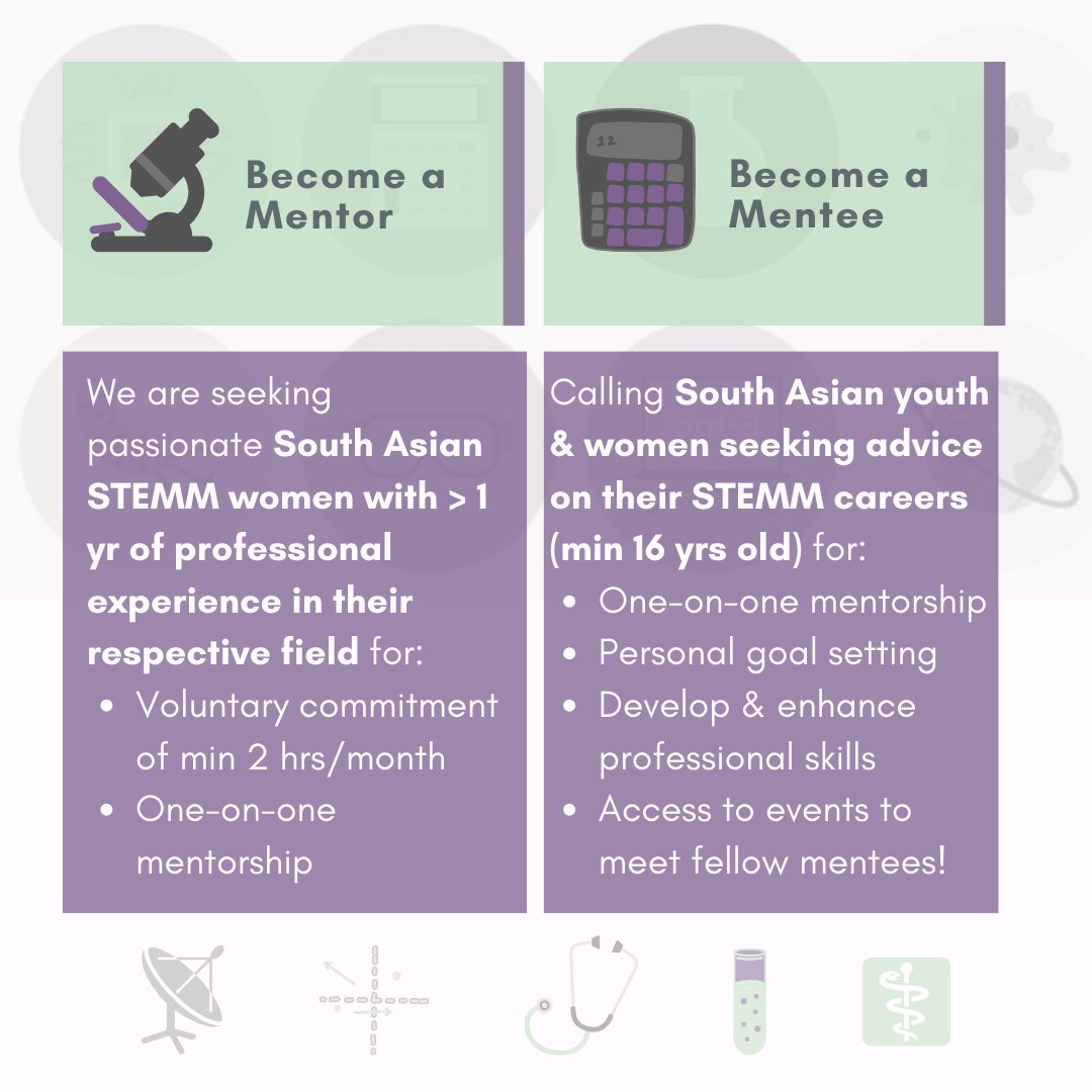 🌟 Join the Lotus STEMM Mentorship Program 🌟

📆 Oct-April (6 mo)
👥 Seeking mentors &amp; mentees 

👥 Mentorship opportunities 
🤝 Career guidance 
📈 Skill development

Let's create a more inclusive STEMM community.

🔗 lotusstemm.org/mentorship-pro… 

#STEMMentorship #DiversityInSTEMM