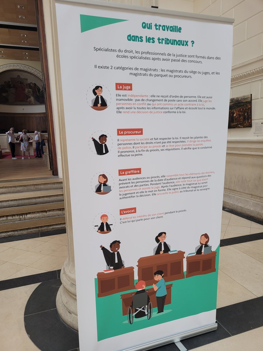 2/2 JEP.  le public a répondu présent pour cette simulation de procès avec des jeunes et des avocats spécialisés, qui se sont prêtés à un jeu de rôle pour une audience fictive du Tribunal pour Enfants