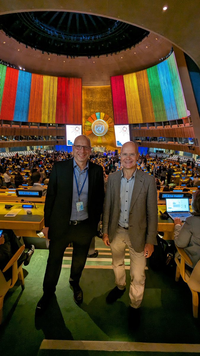 Amazing to be at the opening of the #SDGActionWeekend ahead of the #SDGSummit. A very emotional set of speeches calling for a redoubling, a tripling of efforts to speed up implementation of the SDGs.