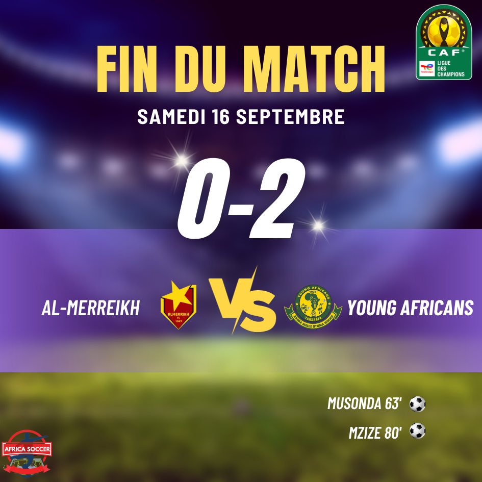 pronosin's tweet photo. [#Tanzania 🇹🇿] :

Les résultats en Ligue des Champions CAF🌍 :

#Africa #CAF @SimbaSCTanzania @YoungAfricansEN https://t.co/dqEX9CarcZ