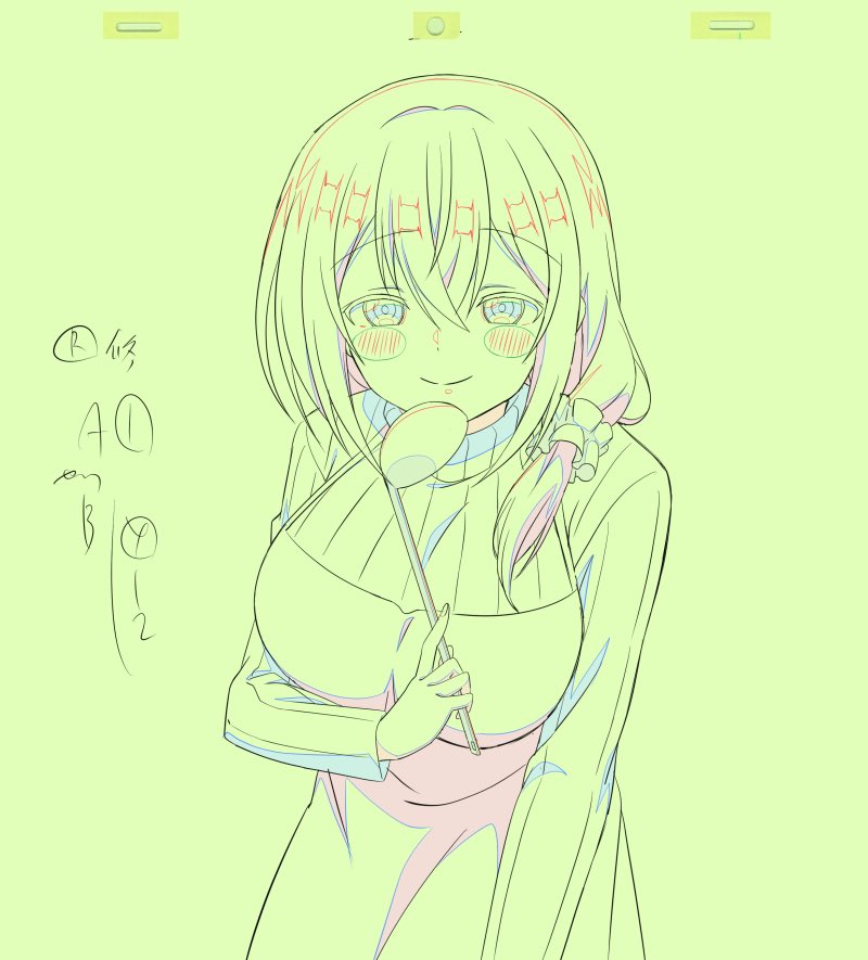 「うちの会社の小さい先輩の話10話ご視聴ありがとうございました!今週もキャラデ修正」|橋口隼人のイラスト
