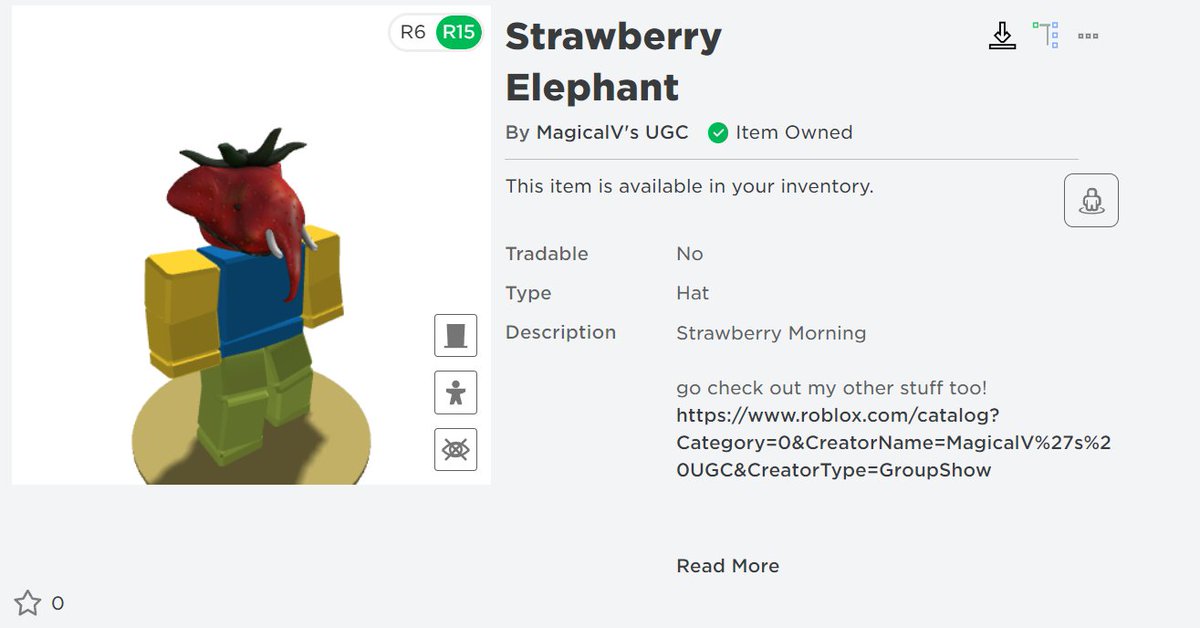 duhdiamond77's tweet photo. strawberry elephant

#robloxUGC #UGC

https://t.co/ObCAtZBC1D https://t.co/oVOosUjGnc