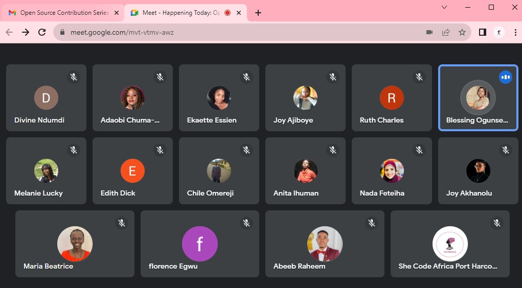 SCAportharcourt's tweet photo. We are live 🥳🥳🥳

Join the conversation 

#ResearchInOpenSource
#SCAPh
#Contributhon https://t.co/vPxg4lrUSv