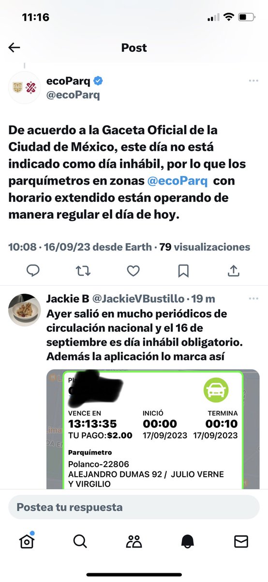 Que según las cdmx <a href="/ecoParq/">ecoParq</a>  hoy no es día oficial! Van más allá de la CPEUM. <a href="/DoringALDF/">Federico Döring</a>  nos ayuda porque nos van a imponer una multa a varios!! Y quien sabe quien se beneficiaría de ese $$