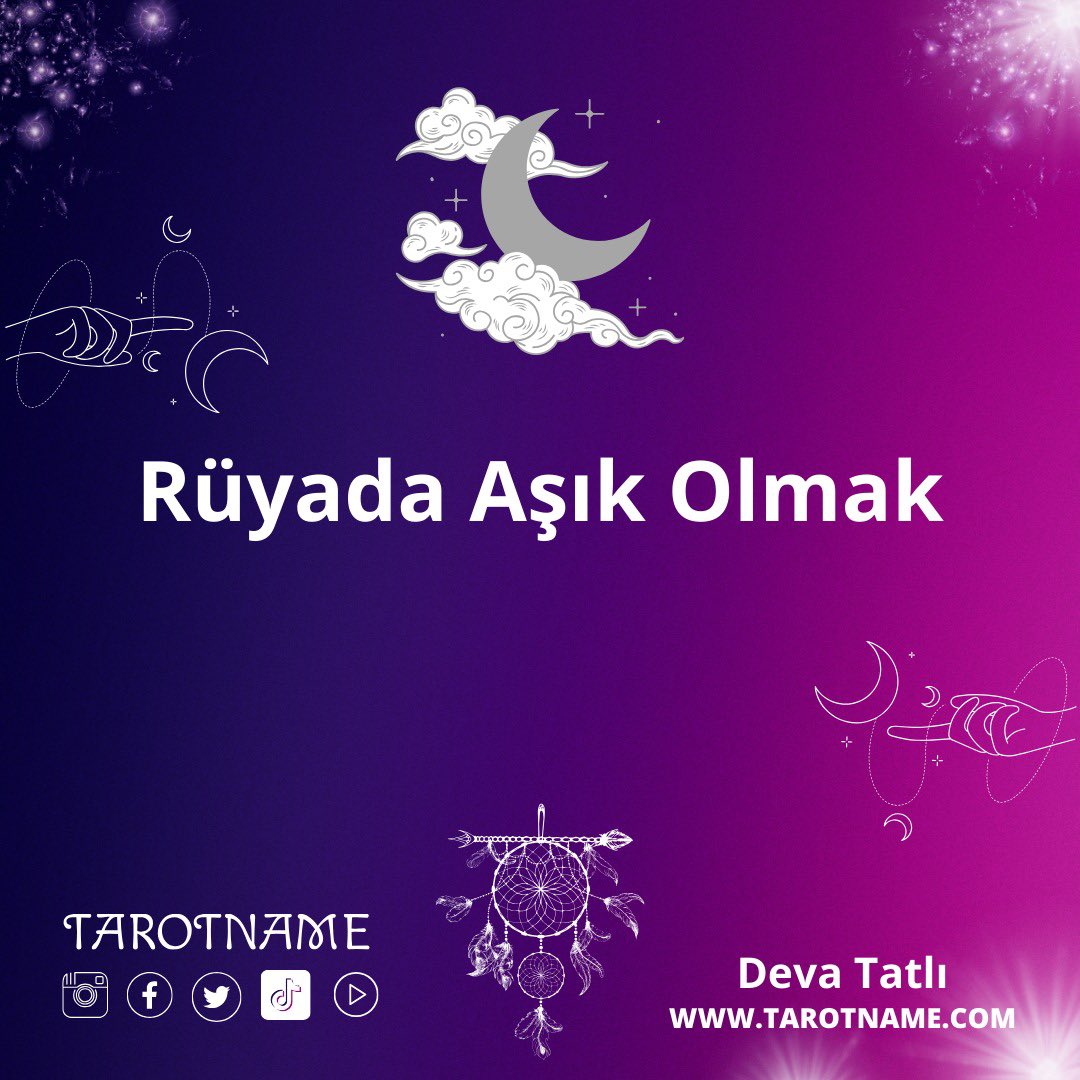 tarotname_com's tweet photo. 🌙Rüya yorumu köşemizi bu hafta Deva tatlı hazırladı.Keyifli okumalar🌙⬇️

👍100 En lyi Online Fal Deneyimi
👉Uygulamamizi playstore üzerinden indirmeyi unutmayın:⬇️
🟪TAROTNAME🟪
💻https://t.co/yO7TSF7A4M https://t.co/M2HQqPbm7U