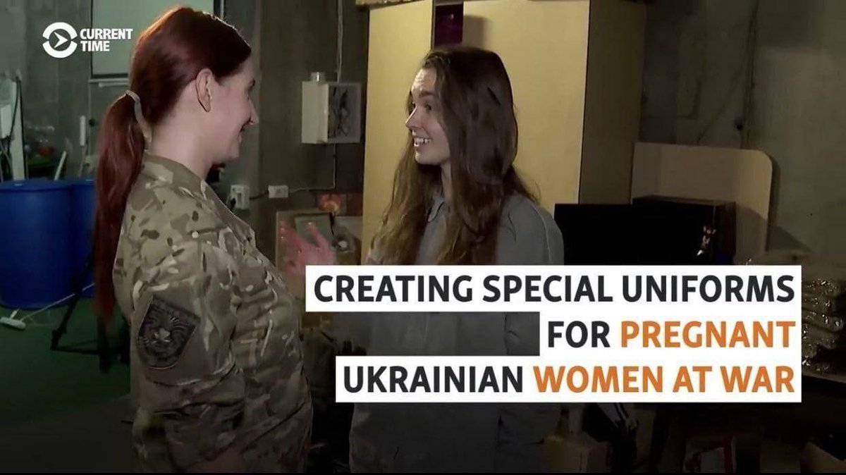 adictoapple's tweet photo. Mira @GabrielBoric debes estar orgulloso que mujeres embarazadas sean enviadas a la guerra en Ucrania ? 

🇺🇦En Ucrania tuvo lugar la presentación 'Uniformes especiales para mujeres ucranianas embarazadas en la guerra'.

Se podría llamar esta barbaridad "Hasta el último ucraniano no nacido", pero suena demasiado terrible.