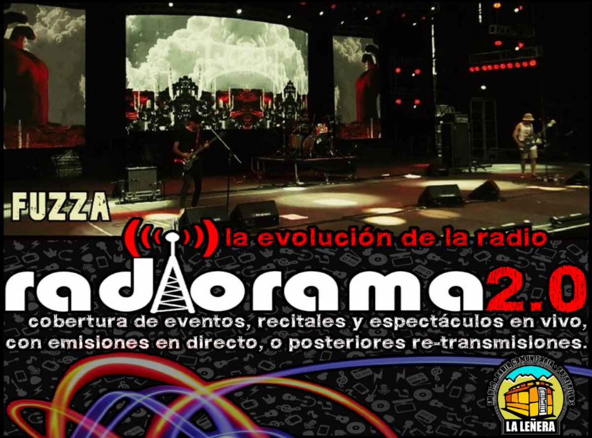 radiorama_web's tweet photo. ¡Todos los sábados 22 hs. y miércoles 19 hs., radiorama2.0 democratiza tus artistas. Reviví el show de #Fuzza en la @FiestaCervezaGC🍻 de @MuniGodoyCruz, por @LaLeneraRadio. De Potrerillos al mundo; https://t.co/nf93WRKtuT 100pre+ música 🎶🤩⛰️📻🌎! https://t.co/Jp3BVdjxeV