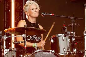 Great to see one of our faves @catmyersmusic playing drums with @texastheband at @BBCRadio2 Music in the Park in #Leicester!