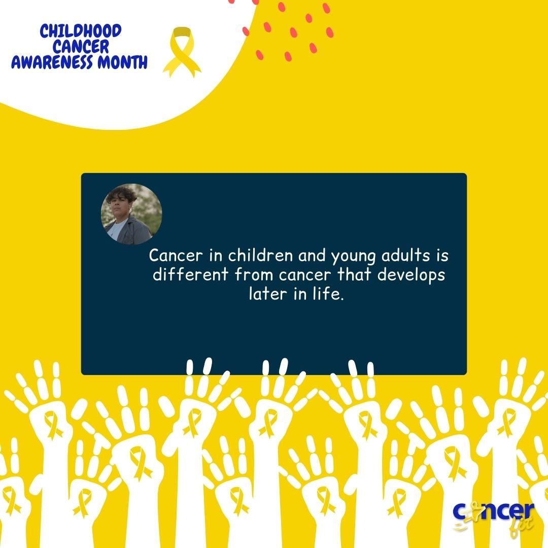Some of the unwanted side effects of child cancer treatments cause more harm to children than adults. This is because children's bodies are still growing  developing, so cancer and its treatment are more likely to affect developing organs. THIS is childhood cancer awareness.