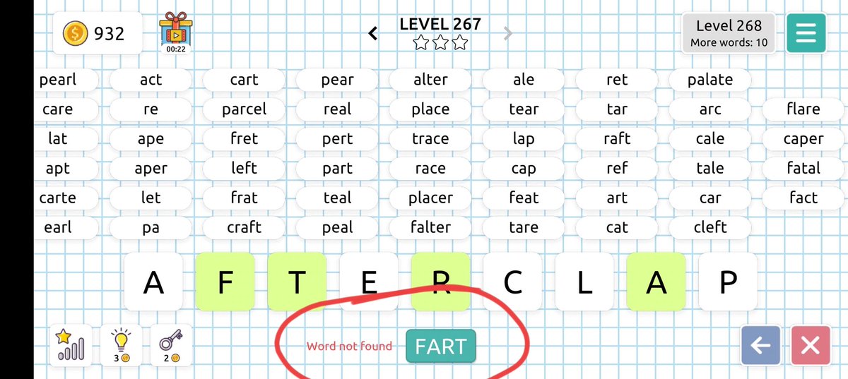 All the guys in my barracks would disagree. it is indeed a word.