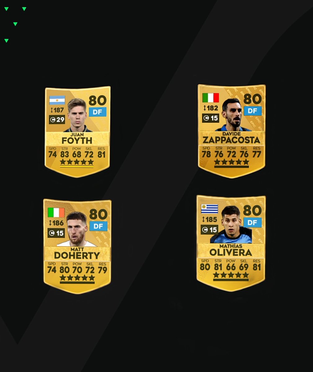 SynthwaveGazer's tweet photo. Which DF would you choose to evolve ?
#ultimatedraftsoccer #firsttouchgames #uds https://t.co/fNhUe5zLpo