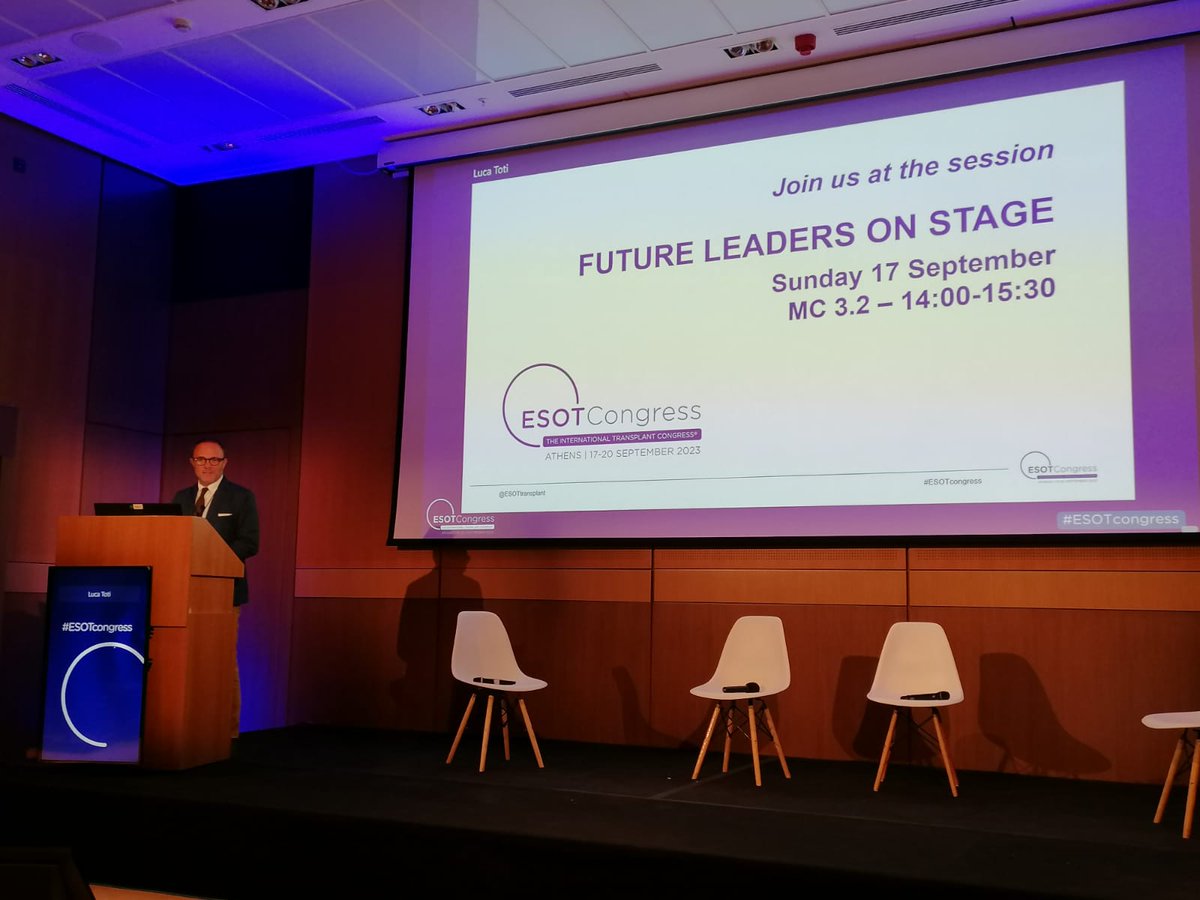 A great day and a packed room for the pre-congress course on immunosuppression! Join us tomorrow for the 'Future leaders on stage' session to learn about some of ESOT 's most exciting educational opportunities - the Grants Programme and the Mentorship Programme 💡#ESOTcongress