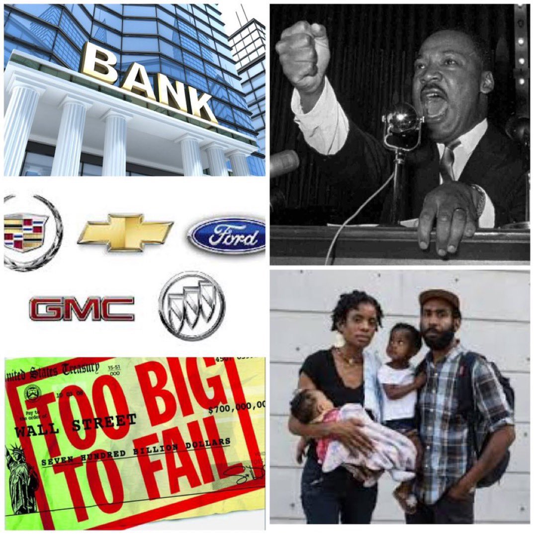 You said the banks, insurance companies & auto companies were #toobigtofail. 40 million Black American Descendants Of Slavery are headed for #BlackEconomicCollapseBy2053. Our republic will not survive that collapse. #BlackAmericaTooBigToFail #Reparations JOINADOS.COM