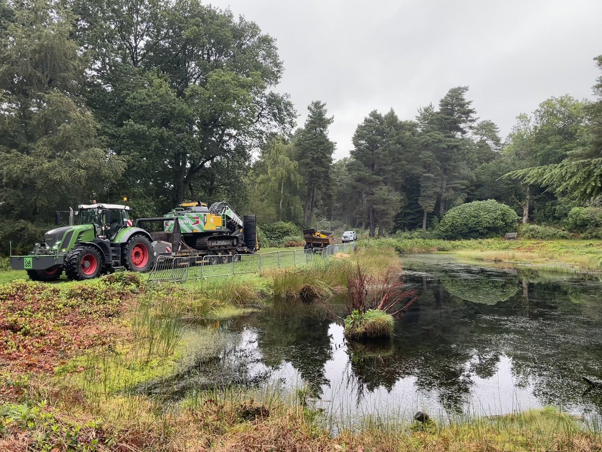 Working with @TilhillForestry & @NTcragside , we were contracted to clear the silt and vegetation from two ponds at Cragside, Rothbury. Tricky access, a high footfall & water features of historic importance were all challenges we’re more than used to. A beautiful place!