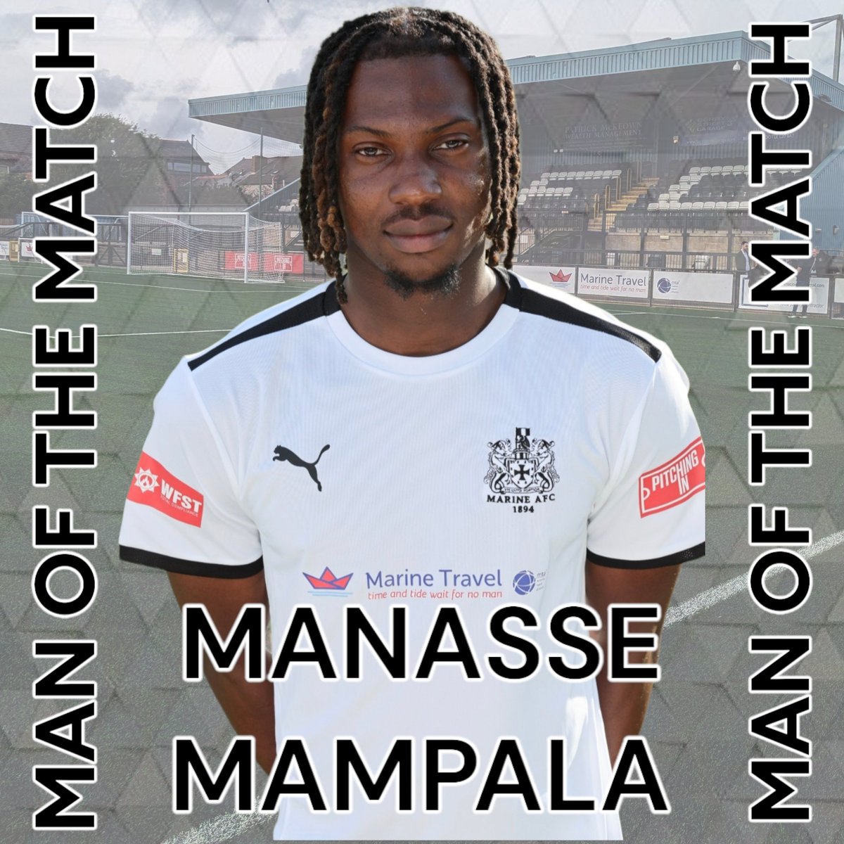 After much debate, today's man of the match is awarded to Mampala.
Great hold up play with a goal to boot.
Well done Manasse!