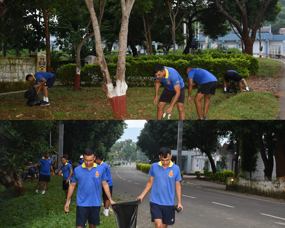 IN_Chilka's tweet photo. @IN_Chilka and Nature co-exist in perfect harmony. We promise nature☘️ to bring cleanliness and purity 🌼, the ship's company conducted Coastal cleaning today! 🌱
#WorldCoastalDay
#CleanSeas
#CleanTheCoast #GreenChilka
#NaturePromise #Sustainability
#PuneetSagar
#SayNotoPlastic https://t.co/9fVuFnlwh2