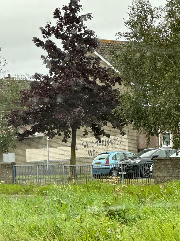 More graffiti in Bangor…….what do you want to tell me? Send me a message ❤️