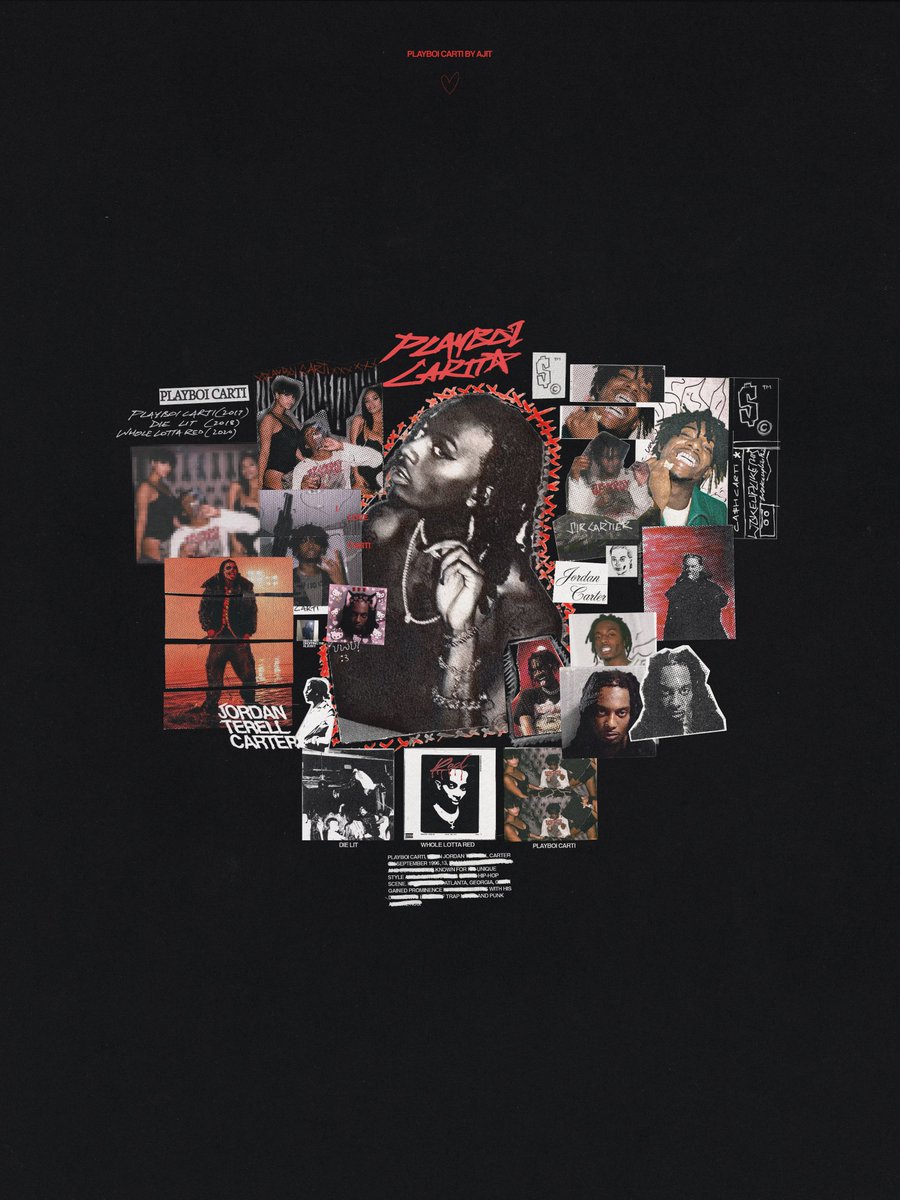 madebyajit's tweet photo. Playboi Carti -
Artwork by Ajit https://t.co/N1eucW1jwO