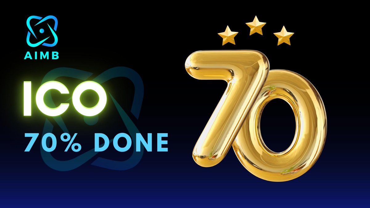 Official Announcement 📣

ICO 70% Done, We are going to 100% Soon 🔥 🚀