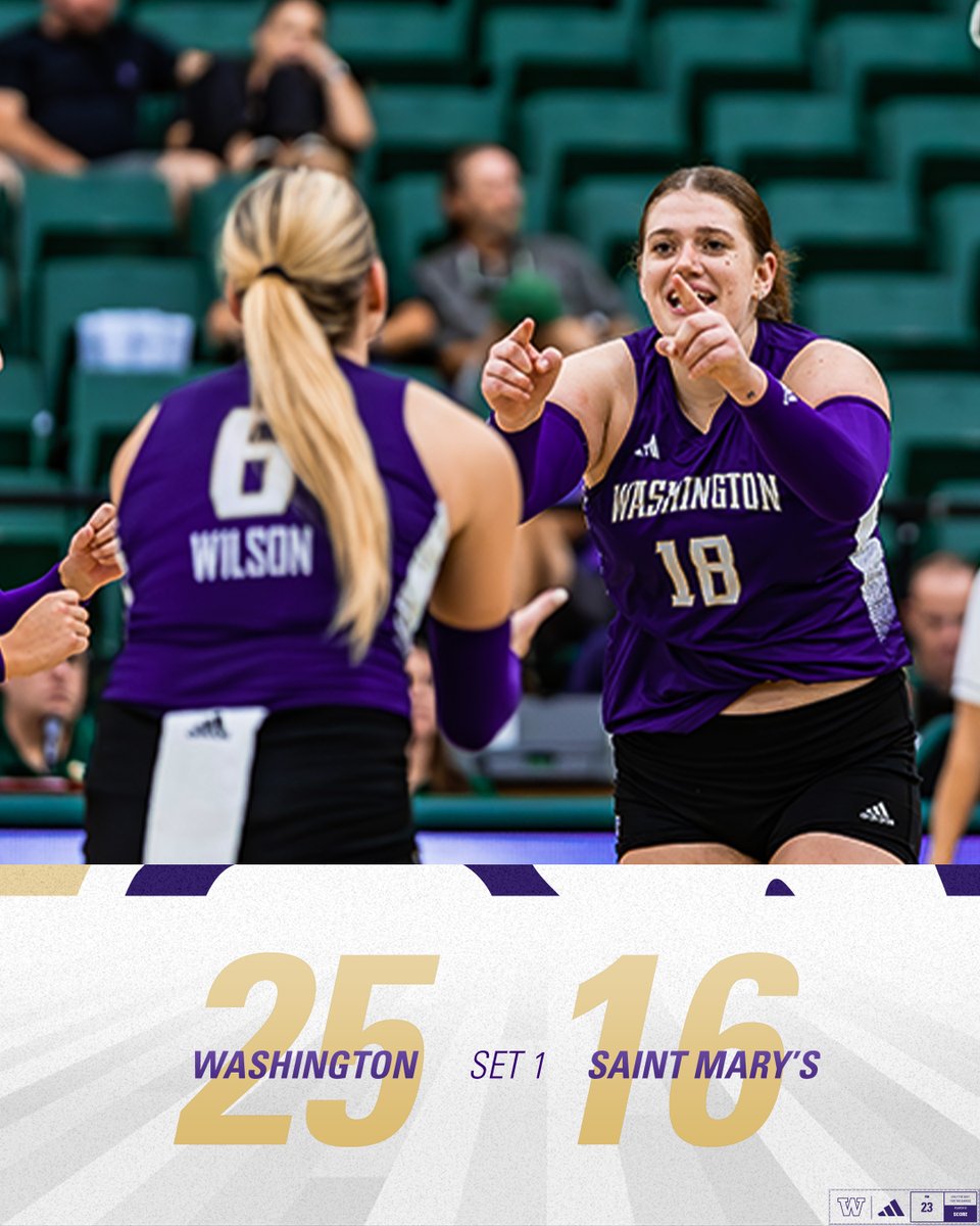 The Huskies hit .480 🔥 in the opener with 5 aces!

Freshmen Kierstyn and Katy combined for 8 kills on 11 swings without an error.

#PointHuskies