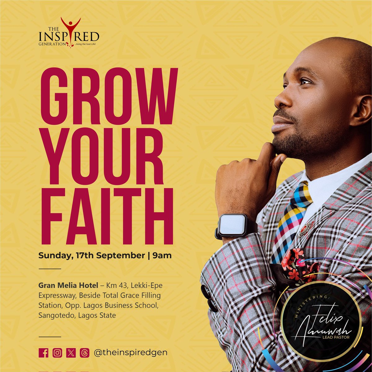 pfinspired's tweet photo. Join us tomorrow at 9am as we conclude our Faith Series. It's always an amazing experience in God's presence! I look forward to welcoming you!

#theinspiredgen 
#sundayworship 
#Faithseries 
#faith 
#beinspired 
#sundayvibes https://t.co/BImXVxfTPN