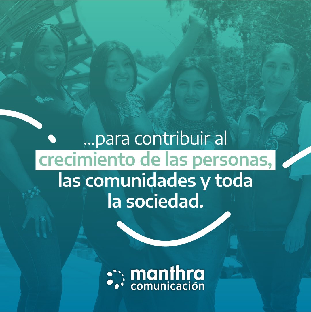 En Manthra creemos en el poder de la comunicación como agente de cambio.💫

Llámanos al 📞 098 130 0622 o 📩 escríbenos a info@manthra.ec para transformar necesidades en campañas y estrategias de comunicación social.
#Manthra #TransformandoRealidades #CreandoCambio #UnMundoMejor