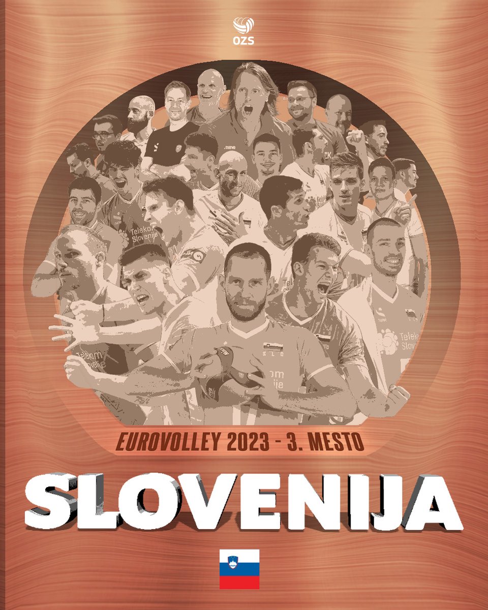 💙💚 SLOVENIJA DO BRONA! 💚💙

#sLOVEvolley 🇸🇮🏐💪
#Volleyball #EuroVolleyM
<a href="/TelekomSlo/">Telekom Slovenije</a>