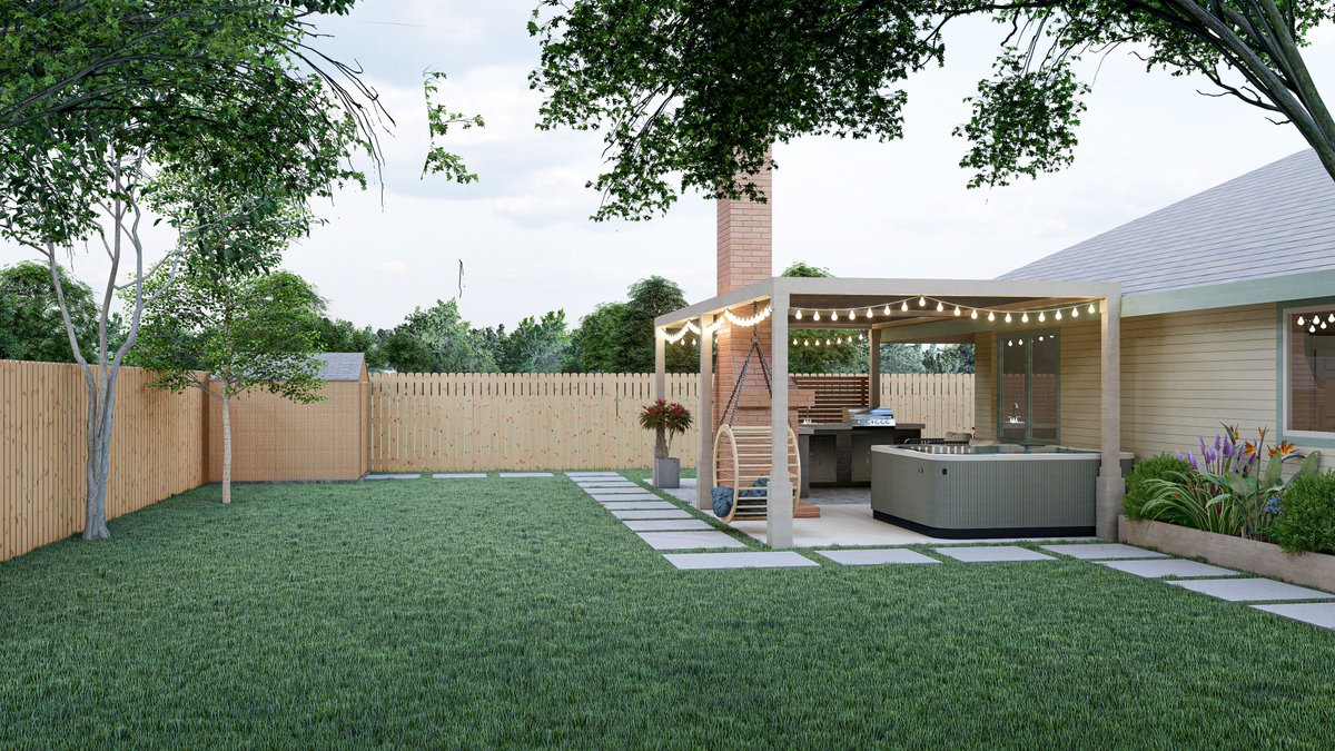 Elevate your outdoor living with our stunning backyard design featuring a seamless blend of a relaxing patio and a stylish bar area. 

Explore our project - 
🌍 imranscreation.com/our-creations

#ModernDesign  #LuxuryLiving #HomeDesign #Architecture #LuxuryLifestyle #LandscapeDesign
