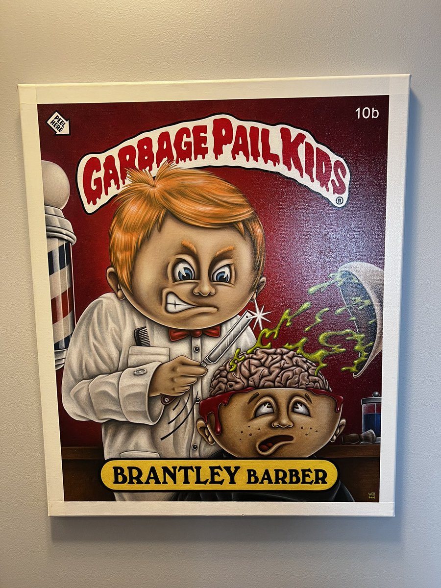 JayBar40's tweet image. Still one of my most prized possessions, @BillyButler 

Georgia is dying for her painting. 

Check it out, @joeovies and @giglio_OG