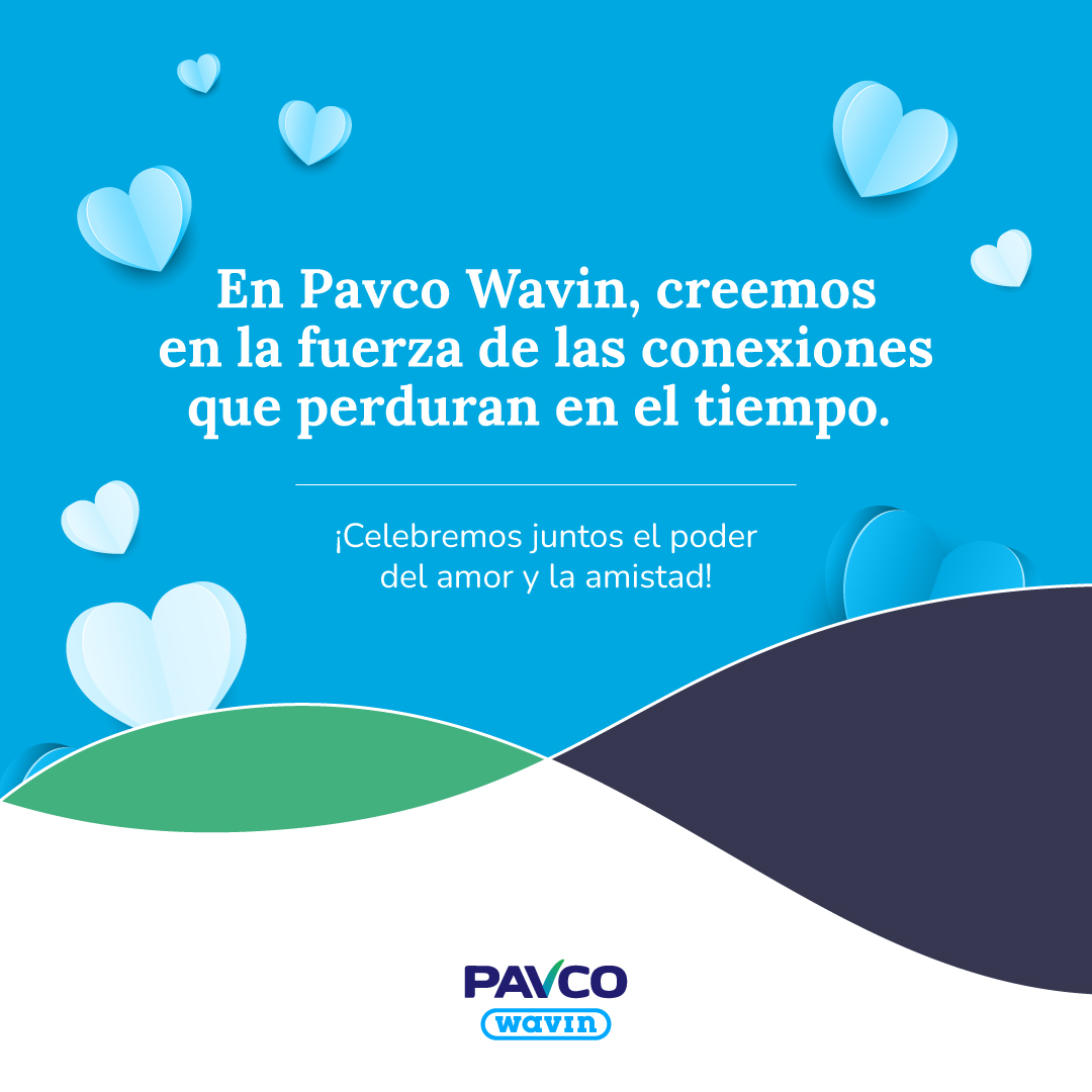 PavcoWavinCo's tweet photo. ¡Celebremos el Día de Amor y Amistad en Pavco Wavin con diversión y conexión! Cuéntanos: ¿Qué palabra define mejor a una amistad/amor durader@? 💖
Te leemos 👇🤗
#Pavco ahora es #PavcoWavin #DíaDeAmoryAmistad #Amor #Amistad #Celebración #ConexionesInquebrantables https://t.co/ejM3ZUIbU2