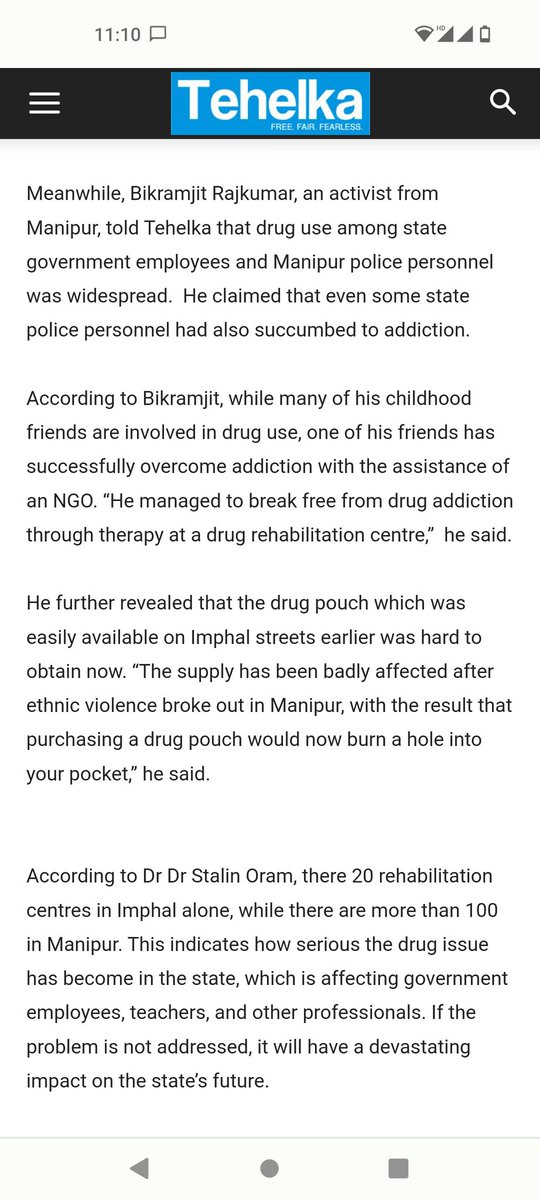 Larger prolonged drug issue in Manipur #Tehelka #unveiling #SaveYouthofNation #SaveIndia <a href="/IndiaToday/">IndiaToday</a> <a href="/ndtvindia/">NDTV India</a> <a href="/DDNewslive/">DD News</a> <a href="/News9Tweets/">News9</a> <a href="/BBCWorld/">BBC News (World)</a> <a href="/BBCBreaking/">BBC Breaking News</a> <a href="/BBCHindi/">BBC News Hindi</a> <a href="/htTweets/">Hindustan Times</a> <a href="/the_hindu/">The Hindu</a> <a href="/News18India/">News18 India</a> <a href="/ABPNews/">ABP News</a> <a href="/abhishekanandji/">Prof. Abhishek Anand</a> <a href="/Tehelka/">Tehelka</a> <a href="/AmericanPress/">American Press</a> <a href="/IndiaToday/">IndiaToday</a> <a href="/aajtak/">AajTak</a>