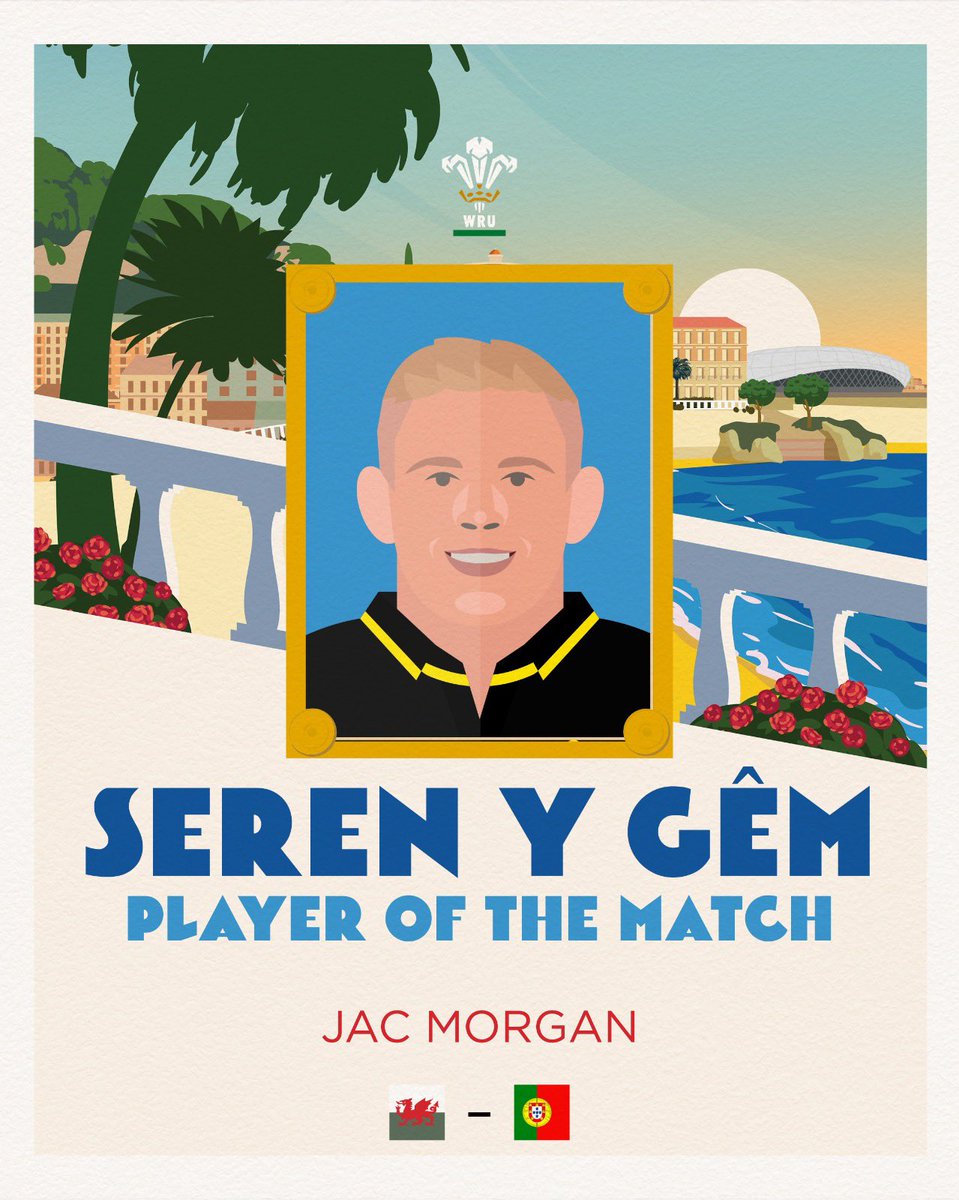 🏉 SEREN Y GÊM 

🏴󠁧󠁢󠁷󠁬󠁳󠁿 Jac Morgan!

#WelshRugby | #ViveLeCymru
