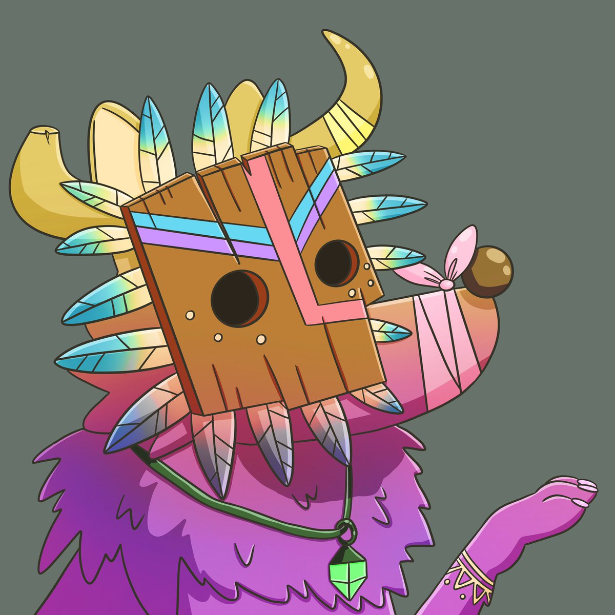 NEW DROP 👀

I can't keep track of this coyote 😅 He chooses strange images for himself. So, today he is a Shaman ❤️‍🔥

Samuel Shaman 
0,0075 eth
Polygon 

opensea.io/assets/matic/0…