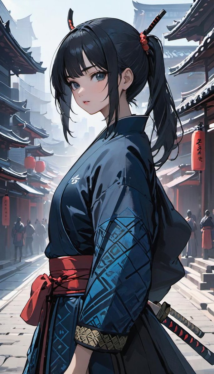 EdwardJKenway91's tweet photo. #AIgirl #AIArtwork #Aiart #samuraigirl https://t.co/SEH7Yz31iB