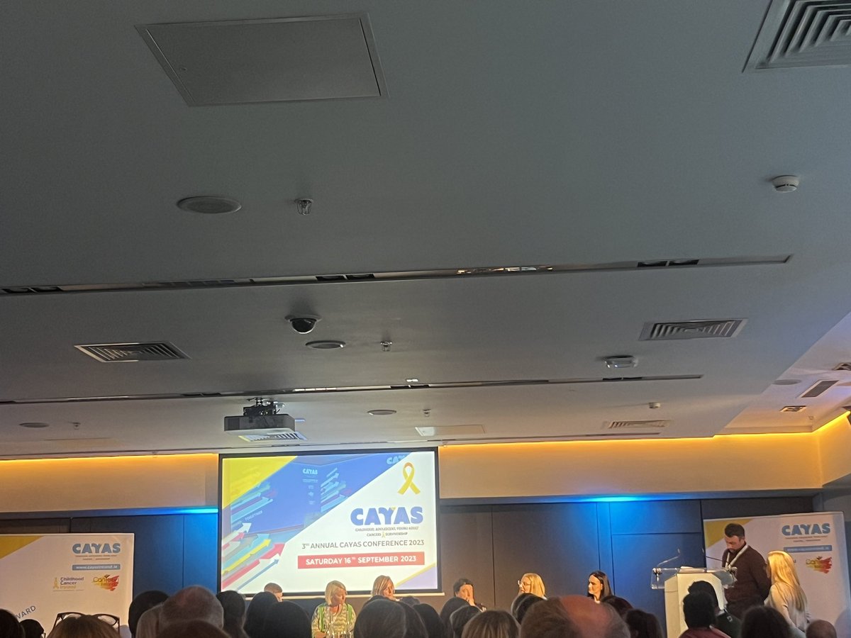 Well done to everyone involved in the 3rd annual @cayasireland conference in Croke park today 💙 Fantastic panels & workshops 🎗️