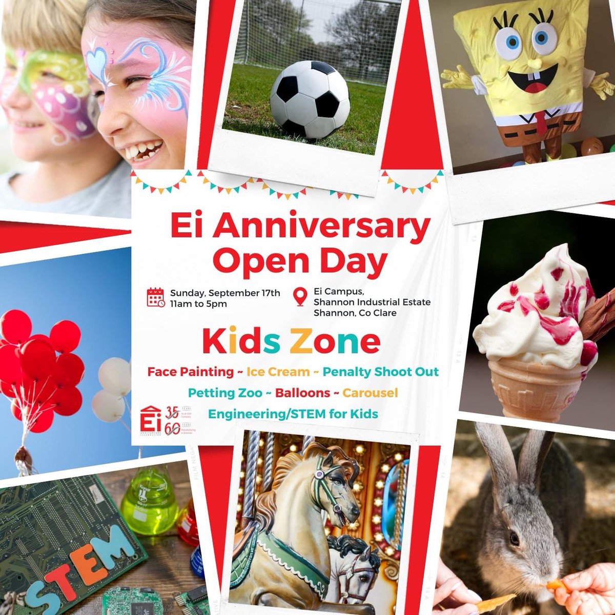 Please celebrate tomorrow with EI, who have been so supportive of so many causes in Shannon and beyond over the years (including generous support offered to our school!)