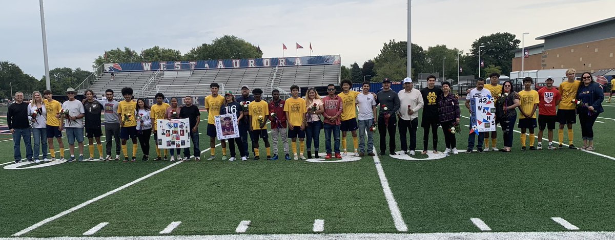 Thank you seniors for all you have given to the program! They helped lead the team to a 7-0 win over Kaneland &amp; move to 11-0 on the year! Jorge Reta &amp; Manny Guillen split the shutout in nets with goals for Brandon Martinez (2), Rojan Tamang, Shauri, Pas, &amp; Power (2) 🔵⚽️🔴