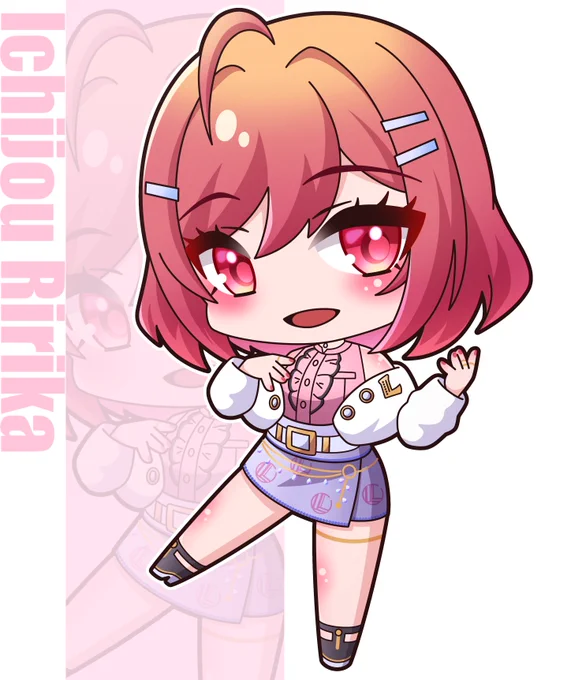 莉々華ちゃん #ririkart #一条莉々華 #ReGLOSS 