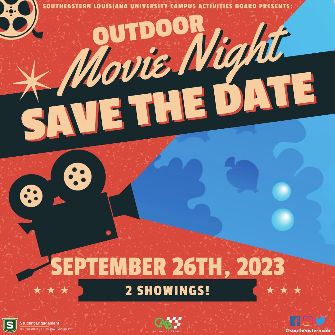 Save the date Lions! Its time for Movie Night!🍿 Can you guess what we’re watching?😉 There will be an earlier (indoor) showing! More details coming soon!🎬