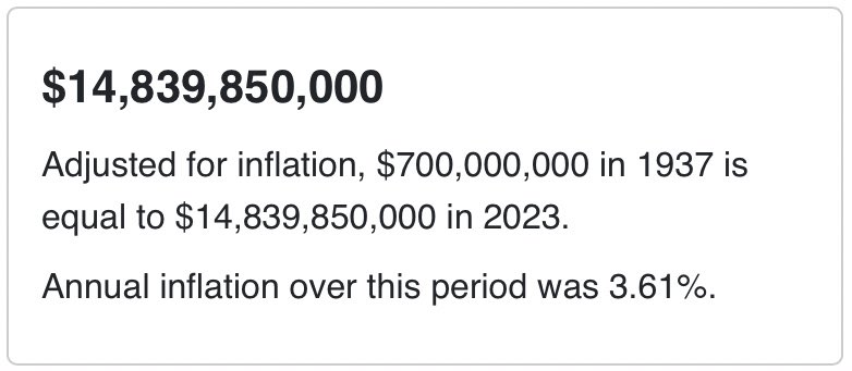 Pablo0pf's tweet photo. @elonmusk Account for inflation the prices then and now will be: https://t.co/48YHFLAA7P