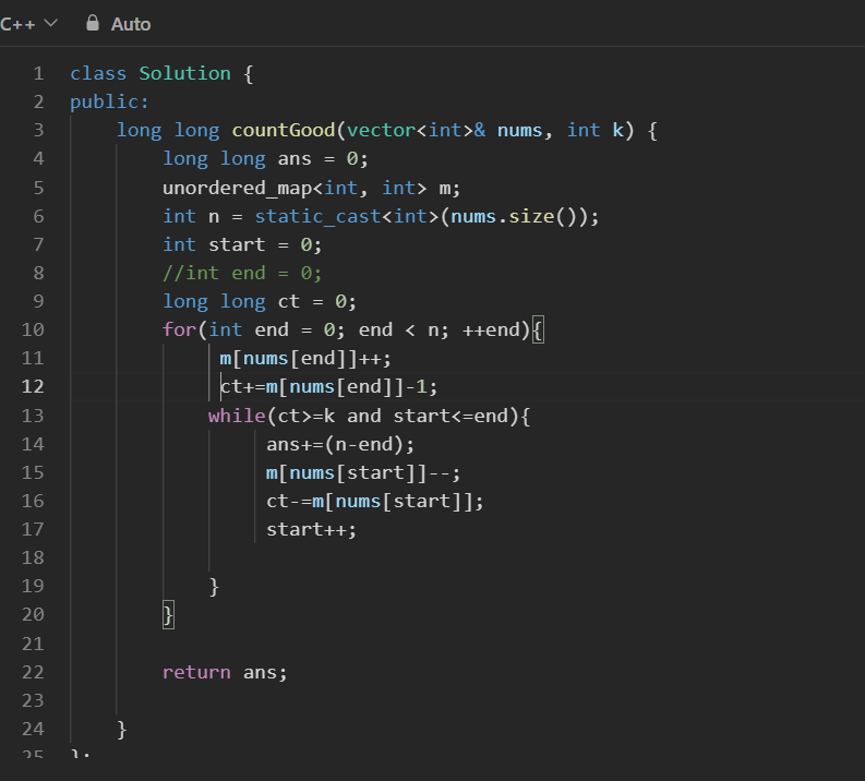 KhatikSwwapnil's tweet photo. Day 49 of #100DaysOfCode! 🚀 Nailed "Count the Number of Good Subarrays" using map 📷#Cpp #DSA #CodingChallengeVictory #ProgrammingWin #CodeBreaker #leetcode https://t.co/ZujtDqHekq
