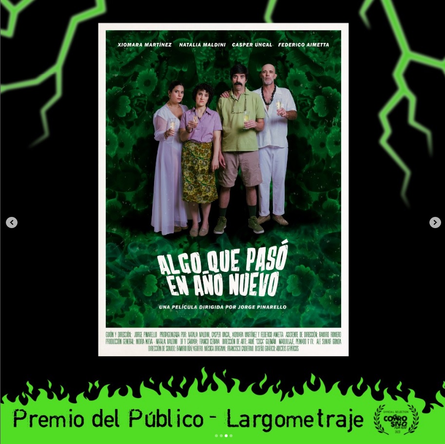 Ganamos el Premio del Público a MEJOR PELICULA en el Festival de Cine Corrosivo de Costa Rica 🥹💗Muchísimas gracias por el apoyo siempre! Esta película existe principalmente gracias al aguante popular! Esperamos pronto traerles novedades sobre un nuevo estreno digital 🎬