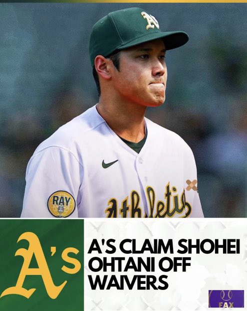 Breaking News: Shohei Ohtani signs a 1-Year $42 Million Contract with the Oakland Athletics