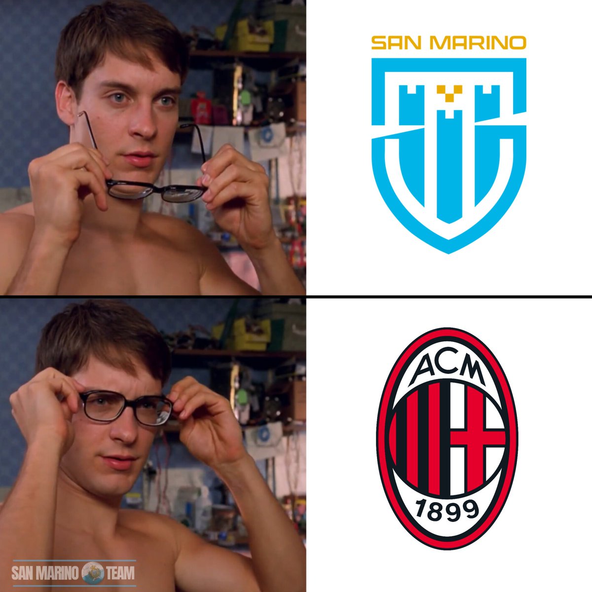 SanMarinoTeam's tweet image. El Milan se comió 5 goles en el clásico con el Inter.