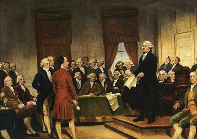 BeschlossDC's tweet photo. Constitution of the United States was signed tomorrow 1787.  Protect it. https://t.co/t6kz5aPPMM