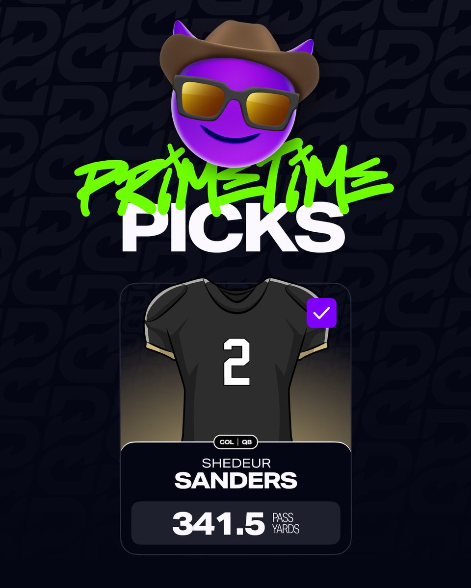 RUN IT BACK 🔥

For every 1,000 likes this post gets, we’ll discount Shedeur Sanders’ Passing Yards by 5 😎

Runs from 3 - 4 p.m. ET ⌛️
