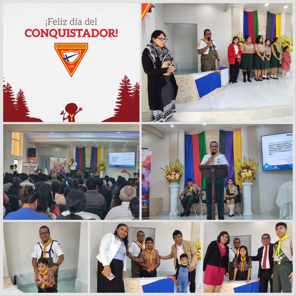 PrCTello's tweet photo. Feliz día queridos #Conquistadores y líderes, que forman parte del ejército de pañoleta amarilla. “Cumplir fielmente la parte que nos corresponde” e “ir a donde Dios mande” debe estar siempre en nuestro corazón #DiaDelConquistador #APCE #RID
¡Maranata! #VoyconJesus 💛 https://t.co/fNbQU0xyAJ